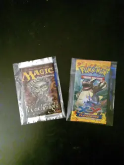 pokemon yugioh booster pack lot - Image 1