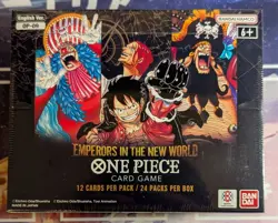 ONE PIECE OP-09 EMPERORS of the NEW WORLD booster box Factory Sealed ENGLISH - Image 2