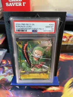 One Piece PSA 10 Roronoa Zoro Championship Event Pack P-042 - Image 1