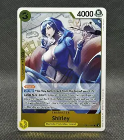 One Piece Shirley (OP11-104/150) OP11 A Fist of Divine Speed NM FOIL - Image 1
