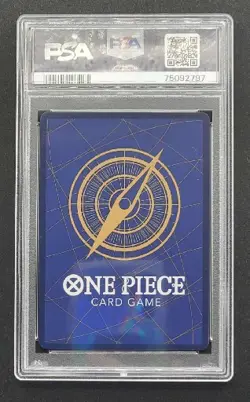 2022 One Piece Paramount War Monkey D Luffy PSA 10 OP02-062 SR Gem Mint - Image 2