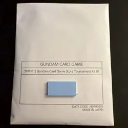 Gundam Card Game Store Tournament Kit TCG TKIT-01 English NEW SEALED - Image 1
