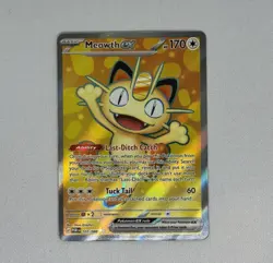 Pokemon TCG Meowth EX 107/088 (Perfect Order Full Art Ultra Rare Holo) MINT CARD - Image 1