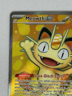 Pokemon TCG Meowth EX 107/088 (Perfect Order Full Art Ultra Rare Holo) MINT CARD - Image 3