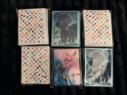Pokemon TCG ETB Card Sleeves - Lot of 6 Sealed - Image 1