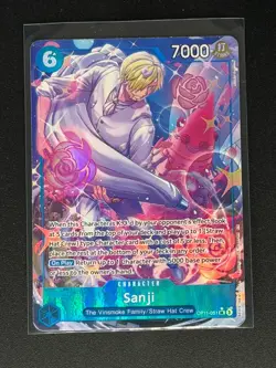 Sanji OP11-051 SR Alt Art A Fist of Divine Speed ONE PIECE Card NM English - Image 1