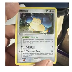 Pokemon Snorlax Holo Rare FireRed & LeafGreen 15/112 2004 90 HP Card - Image 1