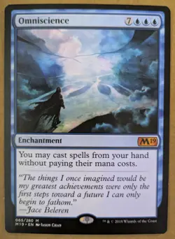 M:TG — Omniscience — Core Set 2019 #65 (MYTHIC) - Image 1