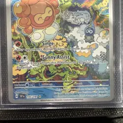 Castform Sunny Form Surging Sparks 195/191 Illustration Rare Pokemon Card NM - Image 3