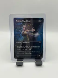 MTG, Nadier's Nightblade $3 ORDER MIN 641 NM (Borderless) CMM: Commander Regular - Image 1