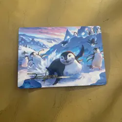 MTG Avatar The Last Airbender Otter-Penguin Gold Stamped Signature Art Series 4 - Image 1