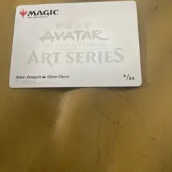 MTG Avatar The Last Airbender Otter-Penguin Gold Stamped Signature Art Series 4 - Image 2