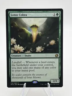 Lotus Cobra - Iconic Masters - MTG Magic the Gathering - Lightly Played - Image 1
