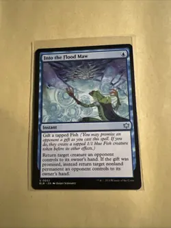 MTG Into the Flood Maw BLB 0052 U NM Regular - Image 1