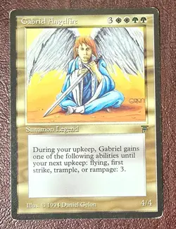 Gabriel Angelfire - MtG Legends - Rare NM 1994 - Image 2