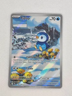 The Pokemon Company Piplup 098/094 Me02 Phantasmal Flames IR Holo EN 70HP - NM - Image 1