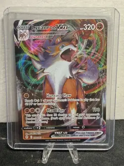The Pokemon Company Lycanroc VMAX 092/203 Evolving Skies Ultra Rare Holo Eng - Image 1