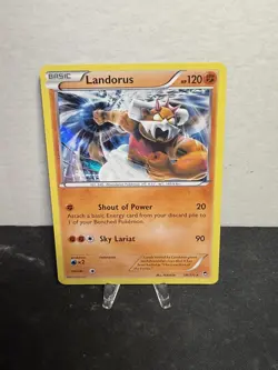 Landorus 58/111 Holographic Rare XY Furious Fist Pokemon TCG LP/NM - Image 1
