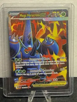 The Pokemon Company Mega Heracross EX 108/094 Secret Rare Holo Full Art EN - Image 1