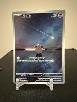 Pokemon Cleffa 202/197 SV03 Obsidian Flames Holo Illustration Rare Basic English - Image 1