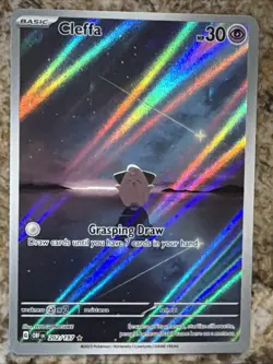 Pokemon Cleffa 202/197 SV03 Obsidian Flames Illustration Rare Holo 🔥🔥 - Image 1