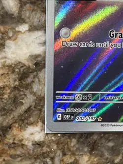 Pokemon Cleffa 202/197 SV03 Obsidian Flames Illustration Rare Holo 🔥🔥 - Image 5