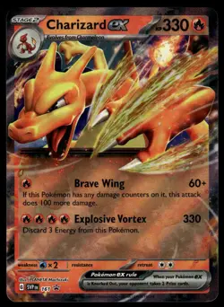 POKEMON CHARIZARD EX SCARLET & VIOLET PROMO 161 HOLO P NM/M - Image 1