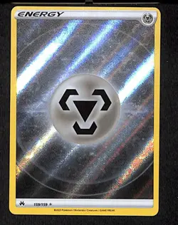 Metal Energy 159 Ultra Rare Pokemon Crown Zenith 159 Holo 2023 - Image 1