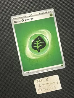 Pokemon Shrouded Fable - Basic Grass Energy - Sve En 001 - Reverse Holo - M/NM - Image 3