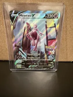 Mewtwo V (Alternate Full Art) 072/078 Pokemon GO Holo - Image 2