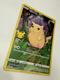 Pikachu 005/025 Holo Rare Celebrations Pokemon Lightly Played - Image 2