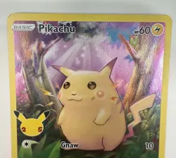 Pikachu 005/025 Holo Rare Celebrations Pokemon Lightly Played - Image 4