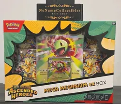 Pokemon TCG: Mega Evolution Ascended Heroes Mega Meganium ex Box New & Sealed - Image 1