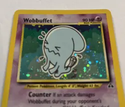 Pokemon TCG - Wobbuffet 16/75 Holo Rare Neo Discovery Unlimited WOTC - LP - Image 4