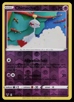 CHIMECHO 072/185 COMMON VIVID VOLTAGE POKEMON REVERSE HOLO NM - Image 1