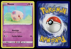 MUNNA 087/202 COMMON SWORD & SHIELD POKEMON NM - Image 3