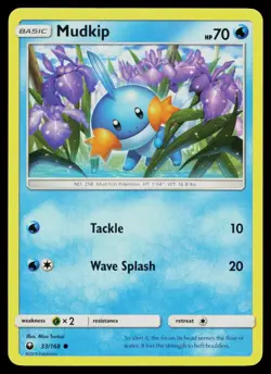 MUDKIP 33/168 COMMON CELESTIAL STORM POKEMON NM - Image 1