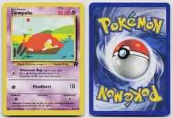 SLOWPOKE 67/82 COMMON TEAM ROCKET POKEMON UNLIMITED MP - Image 3
