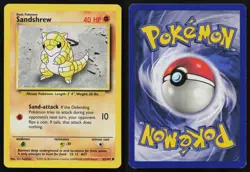 SANDSHREW 62/102 COMMON BASE SET UNLIMITED POKEMON MP - Image 3