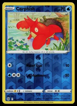 CORPHISH 032/172 COMMON BRILLIANT STARS POKEMON REVERSE HOLO NM - Image 1