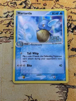 Pokemon Wartortle - 43/100 - EX Crystal Guardians Stamped Reverse Holo LP - Image 1
