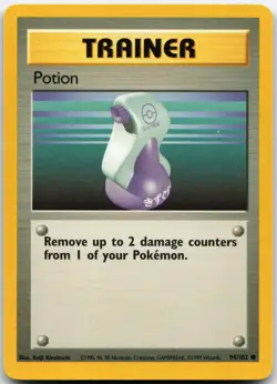POTION 94/102 COMMON BASE SET UNLIMITED POKEMON MP - Image 1