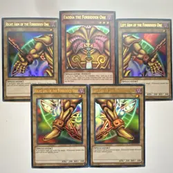 Konami Yu-Gi-Oh! Exodia the Forbidden One YGLD ENA17-ENA21 Holo Set - Image 1