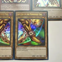 Konami Yu-Gi-Oh! Exodia the Forbidden One YGLD ENA17-ENA21 Holo Set - Image 4