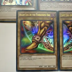 Konami Yu-Gi-Oh! Exodia the Forbidden One YGLD ENA17-ENA21 Holo Set - Image 5