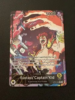Eustass"Captain"Kid Leader Alt Art One Piece OP10-099 TCG English Card - Image 1
