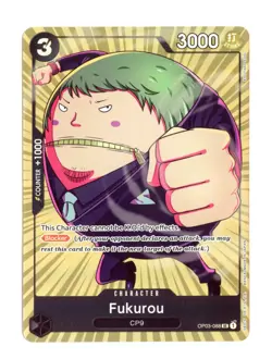 Fukurou Premium Collection BANDAI GAME Fest 23-24 OP03-088 UC One Piece Promo NM - Image 1