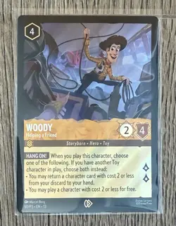 Disney Lorcana - Woody Helping a Friend Foil Promo - 60/P3.EN.13 - Image 1