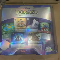 Lorcana TCG Rise of the Floodborn Disney 100 Collectors Edition Gift Set IN HAND - Image 1