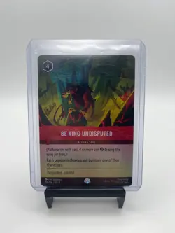 Disney Lorcana TCG Fabled Be King Undisputed 216/204 - Epic Holo - Image 1